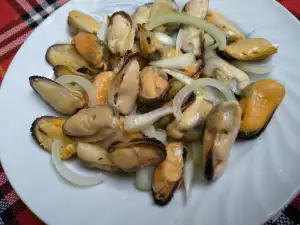 Natural Frozen Mussels Salad