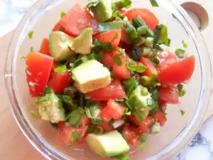 Avocado, Onion and Tomato Salad