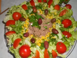 Tuna Cucumber Tomato Salad