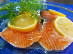 Homemade Marinated Salmon