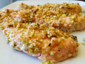 Oven Baked Salmon with Nuts