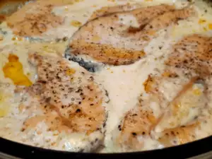 Oven-Baked Salmon in a Glass Baking Pan