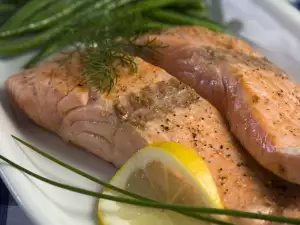 Salmon in a Pan