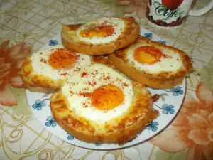 Poor Man`s Dinner with Eggs