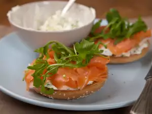 Canapés with Salmon