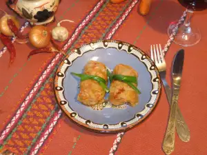 Sauerkraut Sarma with Chopped Meat and Bacon