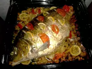 Stuffed Carp with Vegetables