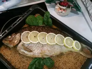 Stuffed Carp with Rice