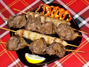 Grilled Duck Heart Skewers