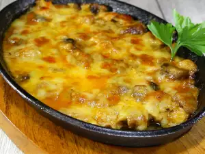 Tripe and Mushrooms in Butter