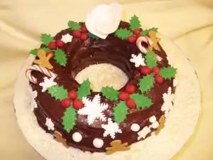 New Year's Wreath Cake