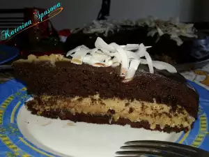 Chocolate Cake with Coconut Cream