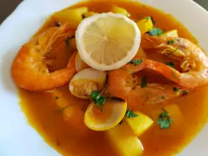 Mediterranean Clam and Shrimp Soup