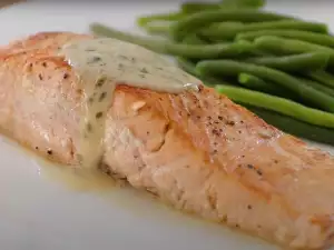 Salmon Fillet in Sauce