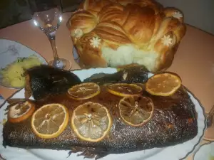 Baked Salmon Trout