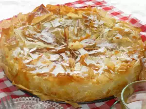 Syruped Phyllo Pastry Cake with Pumpkin