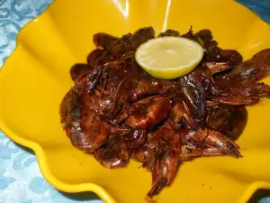 Oven Baked Shrimp with Soy Sauce