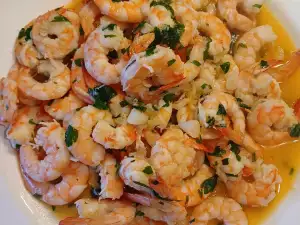 Shrimp with Butter and Garlic