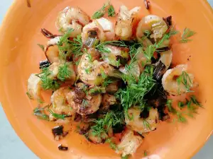 Pan-Fried Shrimp with Butter and White Wine