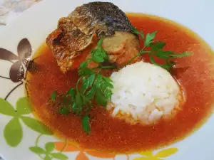 Baked Mackerel in Tomato Sauce