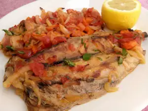 Mackerel with Vegetables in the Oven