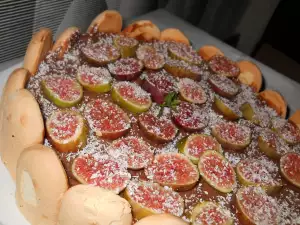 Pudding Cake with Figs and Biscotti