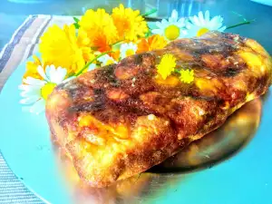 Cottage Cheese and Apricot Cake