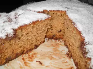 Cake with Coconut Flakes