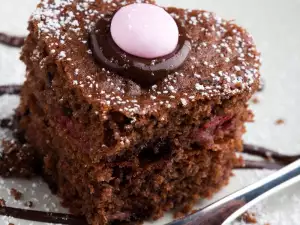 Plain Cake with Cocoa and Yoghurt