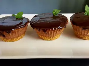 Muffins with Chocolate Mousse