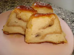 Cake with Panettone in a Cake Form