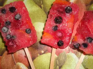 Fruit Ice Cream Popsicles