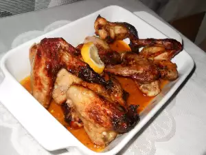 Juicy Chicken Wings with Honey, Beer and Mustard