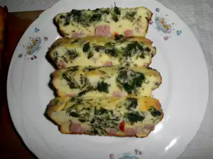 Savory Cake with Nettles and Ham