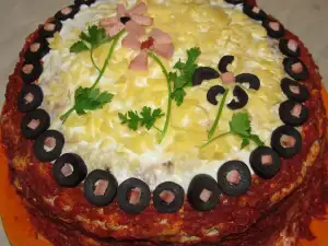 Pancake Cake with Decoration