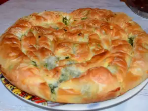 Thessaloniki-Style Phyllo Pastry with Green Onions and Feta