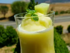 Refreshing Melon and Pineapple Sorbet