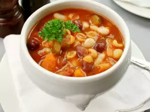 Soup with beans