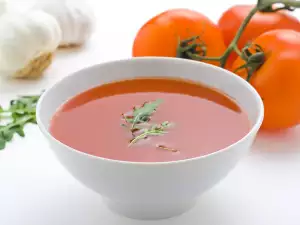 Tomato Soup with Corn