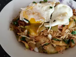 Fried Spaghetti with Egg