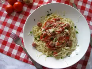 Spaghetti with Meatballs and Marinara Sauce