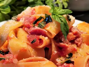 Pasta Amatriciana with Bacon