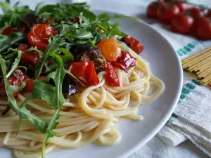 Spaghetti with Grilled Vegetables