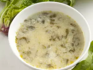 Dock and Nettle Soup with Rice