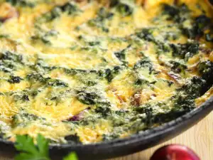 Spinach with Rice and Cheese