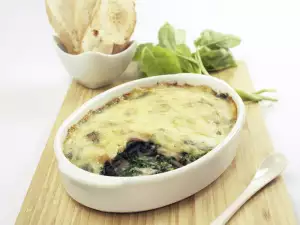 Macaroni and Spinach Moussaka