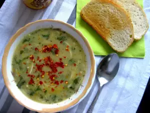 Spinach Soup with Vermicelli