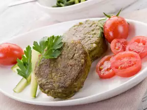 Spinach Croquettes with Cottage Cheese