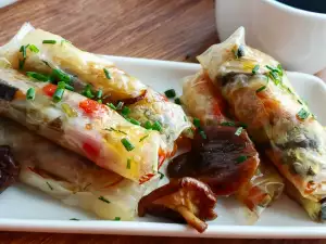 Spring Rolls with Rice Paper