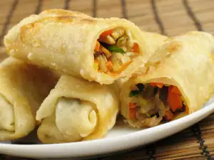 Vegetable Roll with Puff Pastry